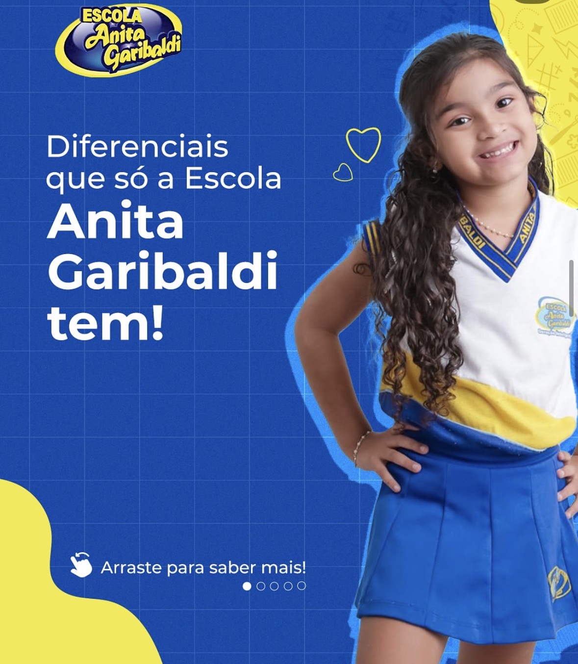 Publicação oficial sobre os diferenciais da escola